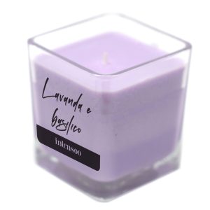 Candela di Soia Lavanda e Basilico